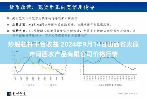 炒股杠杆平台收益 2024年9月14日山西省太原市河西农产品有限公司价格行情