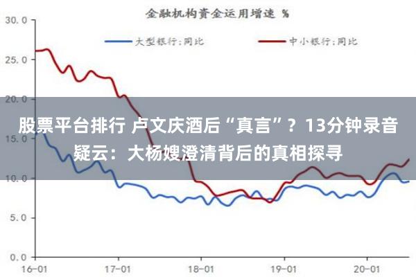 股票平台排行 卢文庆酒后“真言”？13分钟录音疑云：大杨嫂澄清背后的真相探寻