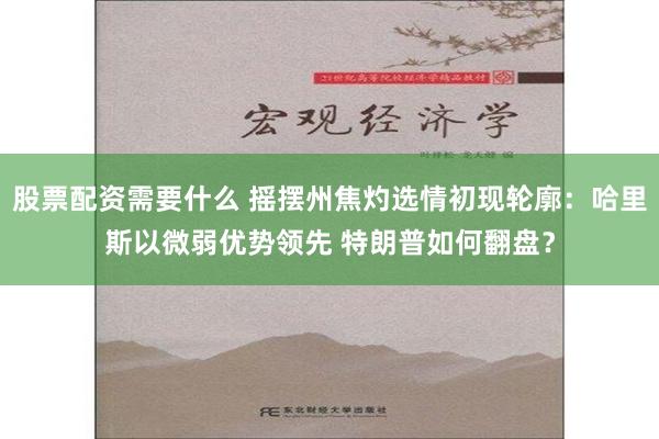 股票配资需要什么 摇摆州焦灼选情初现轮廓：哈里斯以微弱优势领先 特朗普如何翻盘？