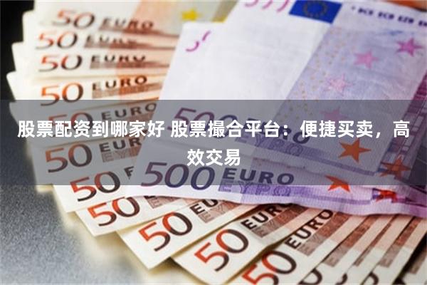 股票配资到哪家好 股票撮合平台：便捷买卖，高效交易