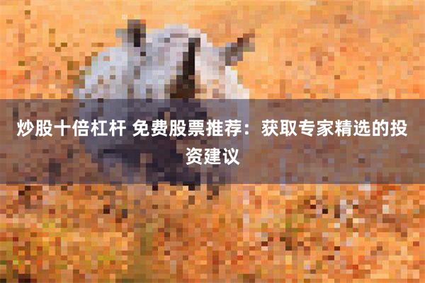 炒股十倍杠杆 免费股票推荐：获取专家精选的投资建议