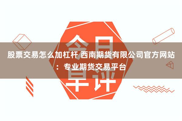 股票交易怎么加杠杆 西南期货有限公司官方网站：专业期货交易平台