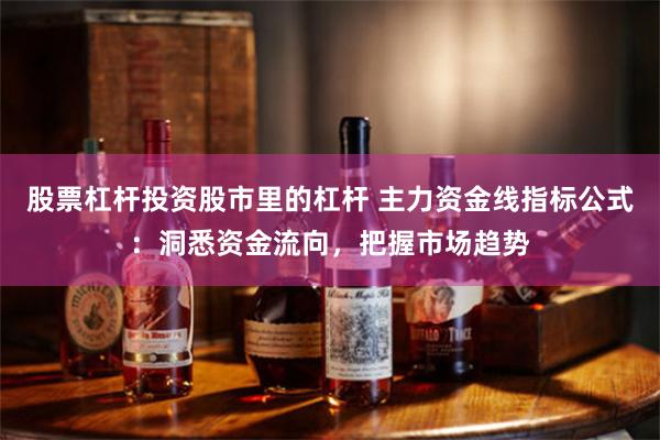 股票杠杆投资股市里的杠杆 主力资金线指标公式：洞悉资金流向，把握市场趋势