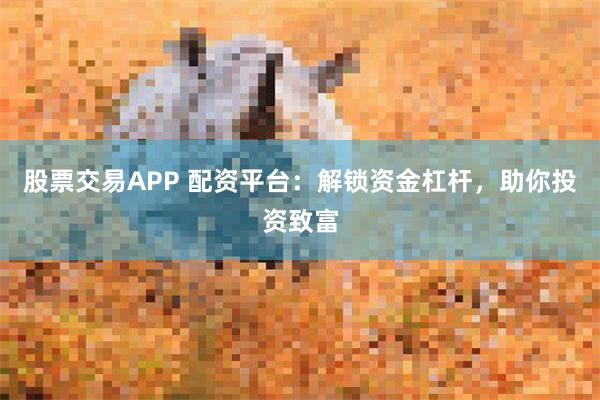 股票交易APP 配资平台：解锁资金杠杆，助你投资致富