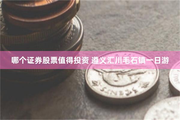 哪个证券股票值得投资 遵义汇川毛石镇一日游