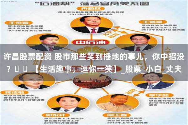 许昌股票配资 股市那些笑到捶地的事儿，你中招没？​​【生活趣事，逗你一笑】_股票_小白_丈夫