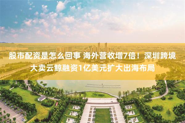 股市配资是怎么回事 海外营收增7倍！深圳跨境大卖云鲸融资1亿美元扩大出海布局