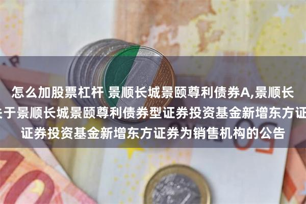 怎么加股票杠杆 景顺长城景颐尊利债券A,景顺长城景颐尊利债券C: 关于景顺长城景颐尊利债券型证券投资基金新增东方证券为销售机构的公告