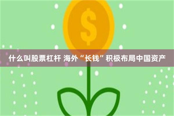 什么叫股票杠杆 海外“长钱”积极布局中国资产